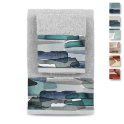 Set Asciugamani 1+1 Gaia Di Morbidissimi In Spugna J313