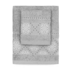 Set Asciugamani 1+1 Kepo Di Biancaluna In Spugna 450 Gr/mq J310 -Articoli Per La Casa set asciugamani 11 kepo di biancaluna in spugna 450 grmq grigio 1