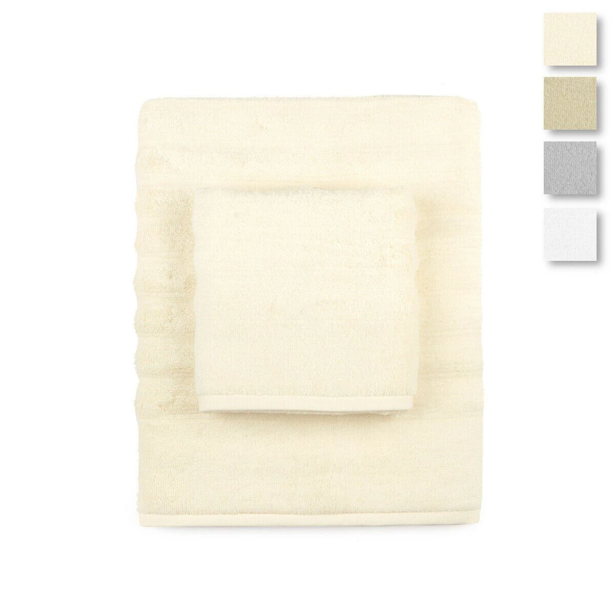 Set Asciugamani 1+1 Luxury Di Carrara In Spugna 600 Gr/mq Z412 1 Set Asciugamani 1+1 Luxury Di Carrara In Spugna 600 Gr/mq Z412