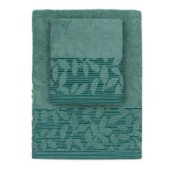 Set Asciugamani 1+1 Noa Di Biancaluna In Spugna 450 Gr/mq J309 -Articoli Per La Casa set asciugamani 11 noa di biancaluna in spugna 450 grmq j309 acqua marina 1