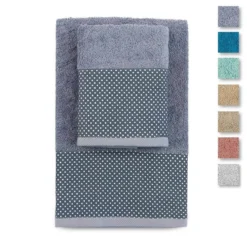 Set Asciugamani 1+1 Parigi Di Morbidissimi In Spugna J314