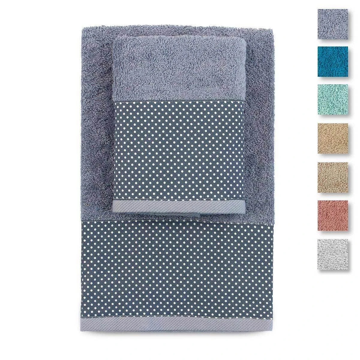 Set Asciugamani 1+1 Parigi Di Morbidissimi In Spugna J314 1 Set Asciugamani 1+1 Parigi Di Morbidissimi In Spugna J314