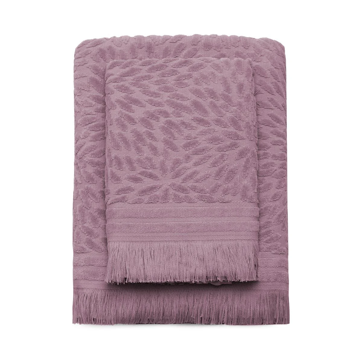 Set Asciugamani 1+1 Petali Di Randi In Spugna 450 Gr/mq W521 4 Set Asciugamani 1+1 Petali Di Randi In Spugna 450 Gr/mq W521 - immagine 4