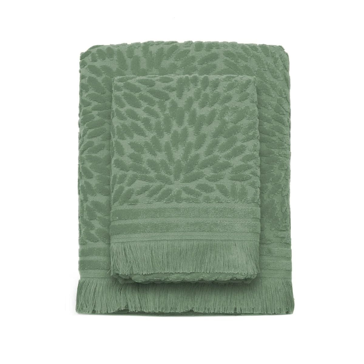 Set Asciugamani 1+1 Petali Di Randi In Spugna 450 Gr/mq W521 6 Set Asciugamani 1+1 Petali Di Randi In Spugna 450 Gr/mq W521 - immagine 6