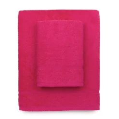 Set Asciugamani 1+1 Zero Bed In Spugna Di Cotone 400 Gr/mq J204 -Articoli Per La Casa set asciugamani 11 zero bed in spugna fucsia 1