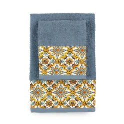 Set Asciugamani 1+1 Capri Di Morbidissimi In Spugna W417 -Articoli Per La Casa set asciugamani capri morbidissimi avion 3