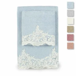 Set Asciugamani 1+1 Daniela Di Morbidissimi In Spugna W418