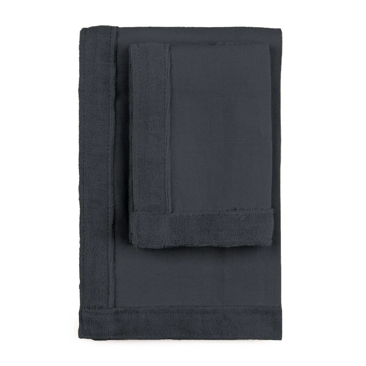 Set Asciugamani Monoterry 1+1 Di Morbidissimi In Cotone E Spugna J532 8 Set Asciugamani Monoterry 1+1 Di Morbidissimi In Cotone E Spugna J532 - immagine 8