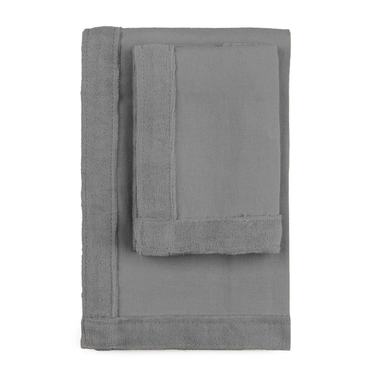 Set Asciugamani Monoterry 1+1 Di Morbidissimi In Cotone E Spugna J532 9 Set Asciugamani Monoterry 1+1 Di Morbidissimi In Cotone E Spugna J532 - immagine 9