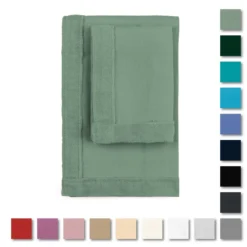 Set Asciugamani Monoterry 1+1 Di Morbidissimi In Cotone E Spugna J532