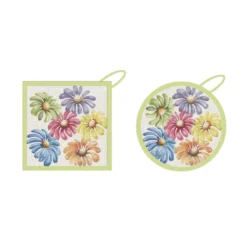 Set Grembiule + Presine Iole In Puro Cotone K141 -Articoli Per La Casa set grembiule presine iole in puro cotone 3