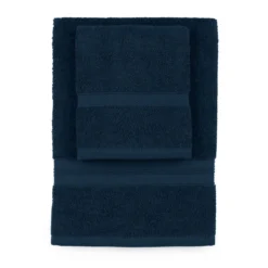 Set Asciugamani 1+1 Navigare In Spugna 450 Gr/mq K093 -Articoli Per La Casa set spugna 11 navigare 450 gr blu navy 1
