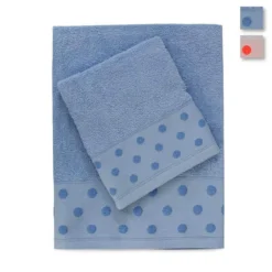 Set Asciugamani Spugna Jacquard 1+1 Minnie Viso + Ospite Q945