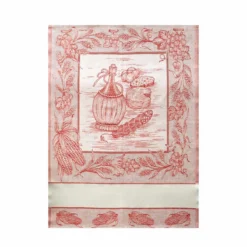 Strofinaccio Cucina Asciugapiatti Fiasco In Lino E Cotone Z341 -Articoli Per La Casa strofinaccio cucina asciugapiatti fiasco in lino e cotone rosso 1