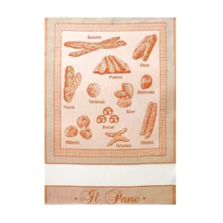 Strofinaccio Cucina Asciugapiatti Il Pane In Puro Cotone Z329 -Articoli Per La Casa strofinaccio cucina asciugapiatti il pane in puro cotone arancione 1