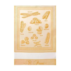 Strofinaccio Cucina Asciugapiatti Il Pane In Puro Cotone Z329 -Articoli Per La Casa strofinaccio cucina asciugapiatti il pane in puro cotone giallo 1