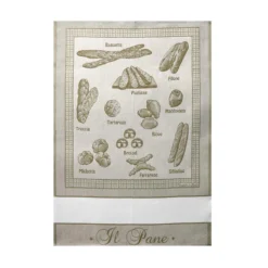 Strofinaccio Cucina Asciugapiatti Il Pane In Puro Cotone Z329 -Articoli Per La Casa strofinaccio cucina asciugapiatti il pane in puro cotone tortora