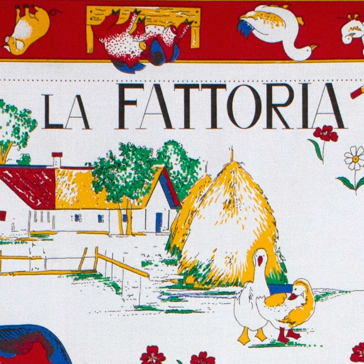 Strofinaccio Cucina Asciugapiatti La Fattoria In Puro Cotone V430 2 Strofinaccio Cucina Asciugapiatti La Fattoria In Puro Cotone V430 - immagine 2