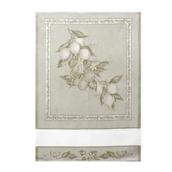 Strofinaccio Cucina Asciugapiatti Limoni In Puro Cotone Z330 -Articoli Per La Casa strofinaccio cucina asciugapiatti limoni in puro cotone tortora 1