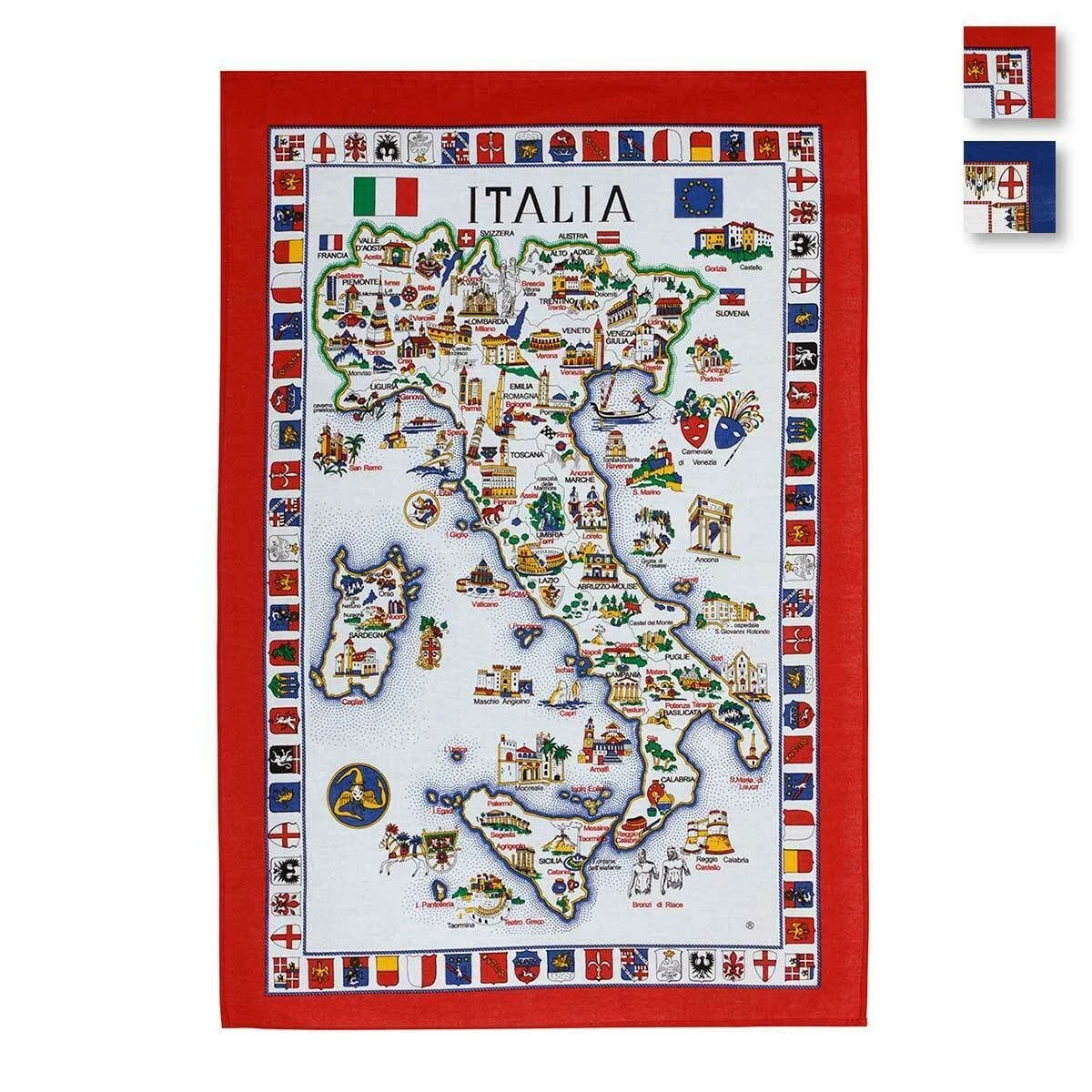 Strofinaccio Cucina Asciugapiatti Italia In Puro Cotone T990 1 Strofinaccio Cucina Asciugapiatti Italia In Puro Cotone T990