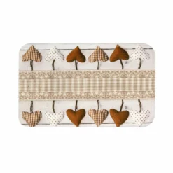 Tappetino Da Bagno Cuori Pendenti In Memory Foam W773