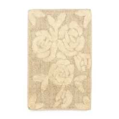 Tappetino Da Bagno Rose Di Sobel 50x80 Cm J795 -Articoli Per La Casa tappetino da bagno rose di sobel 50x80 cm sabbia 1 1