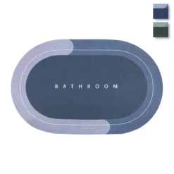 Tappetino Bagno Bathroom Antiscivolo Ovale J633