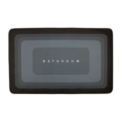 Tappetino Bagno Bathroom Shade Antiscivolo Rettangolare J632 -Articoli Per La Casa tappetino multiuso bathroom shade antiscivolo rettangolare antracite 1