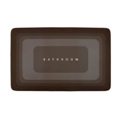 Tappetino Bagno Bathroom Shade Antiscivolo Rettangolare J632 -Articoli Per La Casa tappetino multiuso bathroom shade antiscivolo rettangolare nero 1