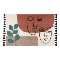 Tappetino Multiuso Esquisse In Cotone 60x90 Cm K074