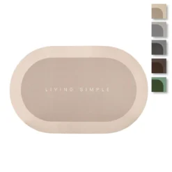 Tappetino Multiuso Living Simple Antiscivolo Ovale J629