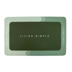 Tappetino Multiuso Living Simple Antiscivolo Rettangolare J628 -Articoli Per La Casa tappetino multiuso living simple antiscivolo rettangolare verde 1