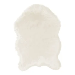 Tappetino Sagomato Eskimo Di Daunex 60x90 Cm J319 -Articoli Per La Casa tappetino sagomato eskimo di daunex naturale 3