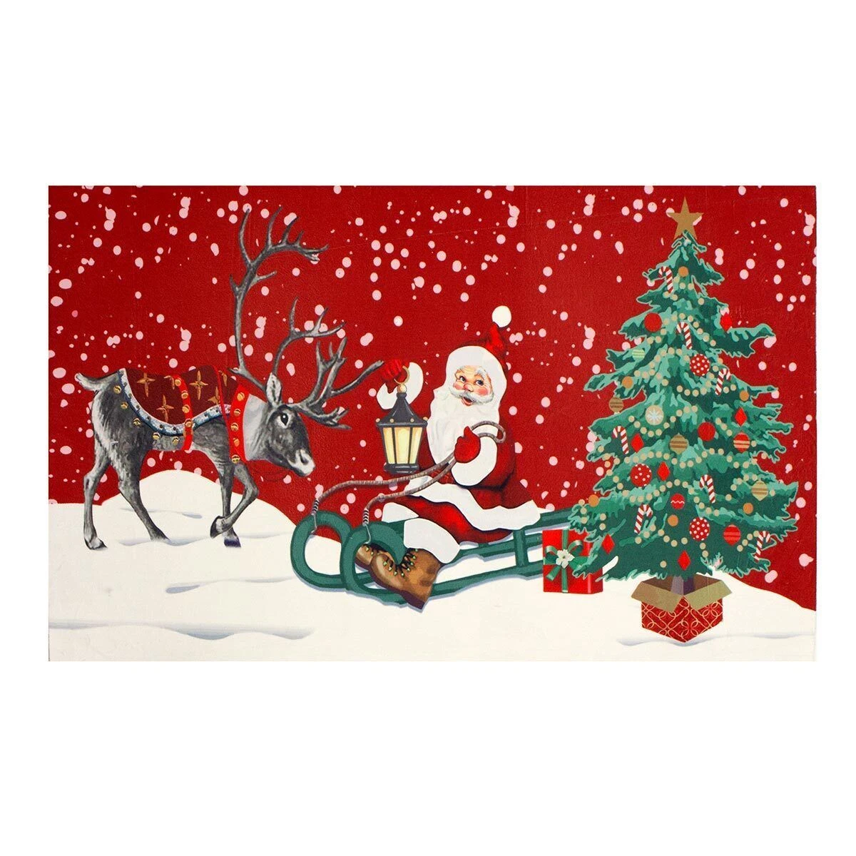 Tappetino Zerbino Natalizio Fantastique Antiscivolo J013 1 Tappetino Zerbino Natalizio Fantastique Antiscivolo J013