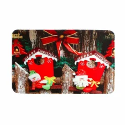 Tappetino Da Bagno Natalizio Christmas In Memory Foam Z699
