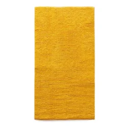 Tappeto Da Bagno Rettangolare Soffy In Microfibra S331 -Articoli Per La Casa tappeto da bagno soffy in microfibra 65x130 cm giallo 1