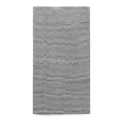 Tappeto Da Bagno Rettangolare Soffy In Microfibra S331 -Articoli Per La Casa tappeto da bagno soffy in microfibra 65x130 cm grigio 1