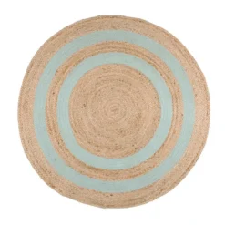 Tappeto Rotondo Maori In Juta W872 -Articoli Per La Casa tappeto maori in juta acqua 1