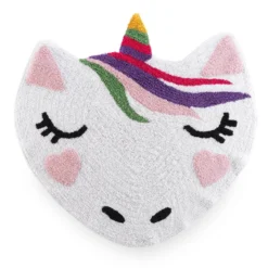 Tappeto Sagomato Antiscivolo Unicorno Zoelie Ø 90 Cm K726