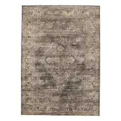 Tappeto Vintage Medallion Marrone - 200x290 Cm N112