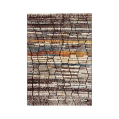 Tappeto Moderno Amira Marrone - 133x190 Cm P817