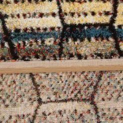 Tappeto Moderno Amira Marrone - 133x190 Cm P817 -Articoli Per La Casa tappeto amira rettangolare stile country 133x190 cm 2