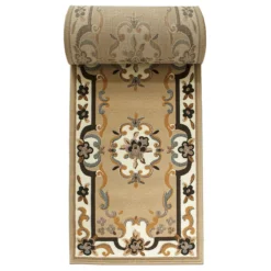 Tappeto Passatoia Chinese Garden 70x390 Cm - Beige N451