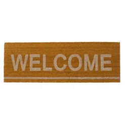 Zerbino Passatoia In Cocco Welcome 40x120 Cm Con Base In Pvc R038