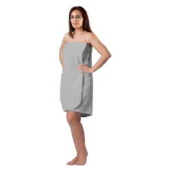 Telo Bagno Kilt Sauna Da Donna Morbidissimi In Spugna K534 -Articoli Per La Casa telo bagno kilt sauna da donna morbidissimi in spugna grigio 5