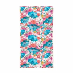 Telo Mare Blue Whale Daunex In Microfibra Con Borsa Y370