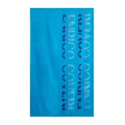 Telo Mare Enrico Coveri In Spugna Di Cotone K219 -Articoli Per La Casa telo mare enrico coveri in spugna di cotone 90x165 cm azzurro 1