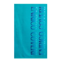 Telo Mare Enrico Coveri In Spugna Di Cotone K219 -Articoli Per La Casa telo mare enrico coveri in spugna di cotone 90x165 cm turchese 1