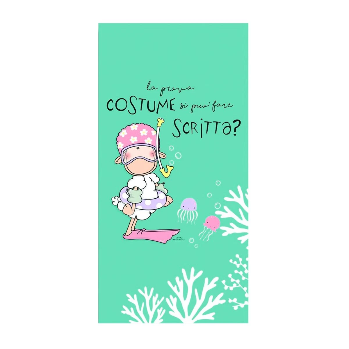 Telo Mare Ecofibra Prova Costume Di Happy People V987 2 Telo Mare Ecofibra Prova Costume Di Happy People V987 - immagine 2