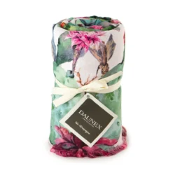 Telo Mare Garden Daunex In Microspugna Con Frange Y565